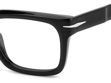 Designer Men David Beckham Eyeglasses: DB 7107 - Black- SpecSMART Eye Clinic (Zoom View)